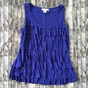 Liz Claiborne Ruffle Tank Top
